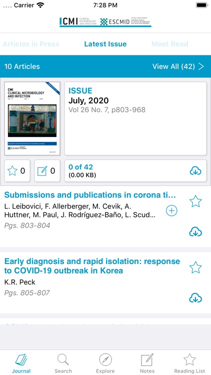 ESCMID Journals screenshot-3