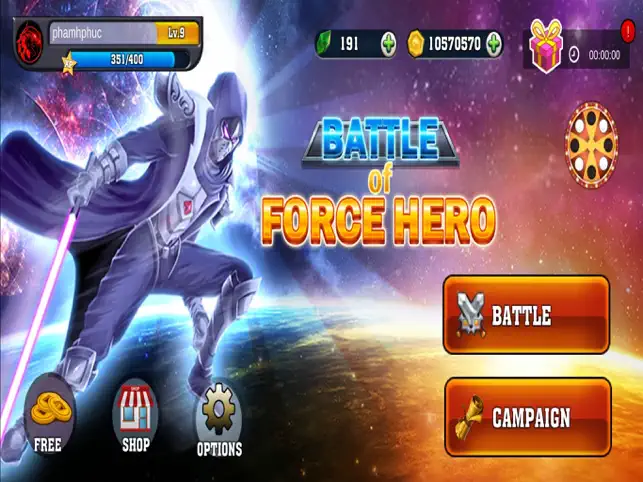 Battle of Force Hero, game for IOS