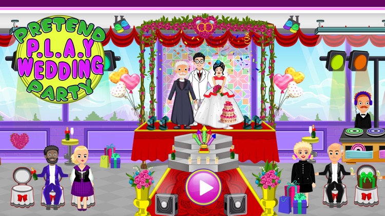 Pretend Town Wedding Party screenshot-3