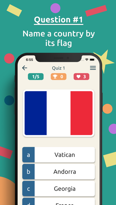Europe Quiz: Flags & Capitals screenshot 2