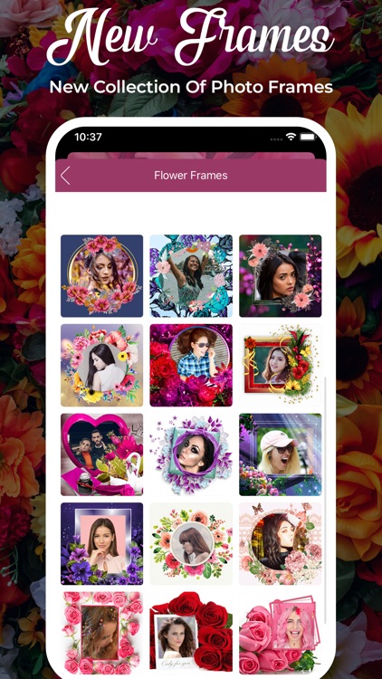 Flower Photo Frame & Editor
