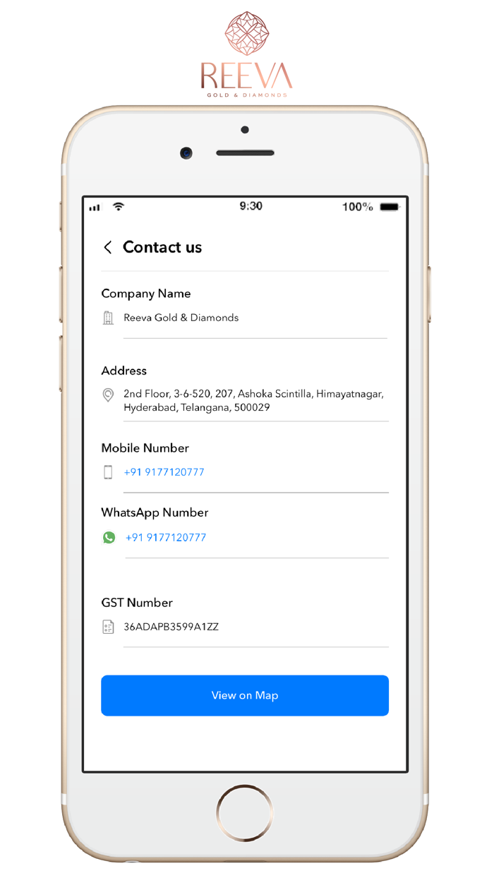 Reeva Gold  Diamonds