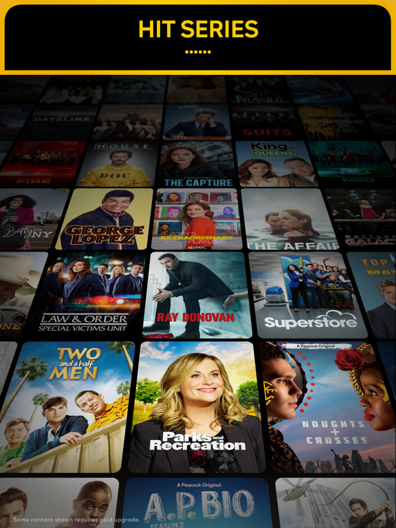 iPad Image of Peacock TV