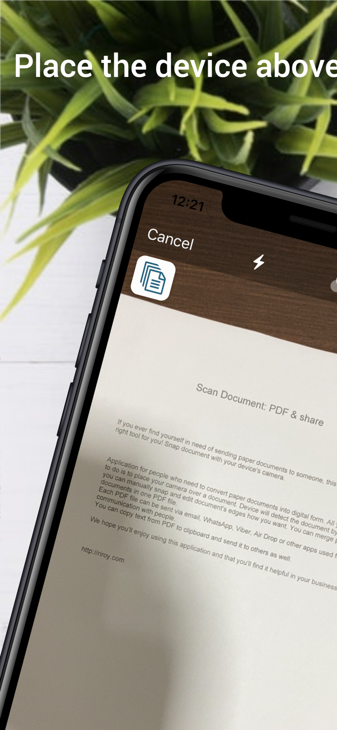 Scan Document PDF  share