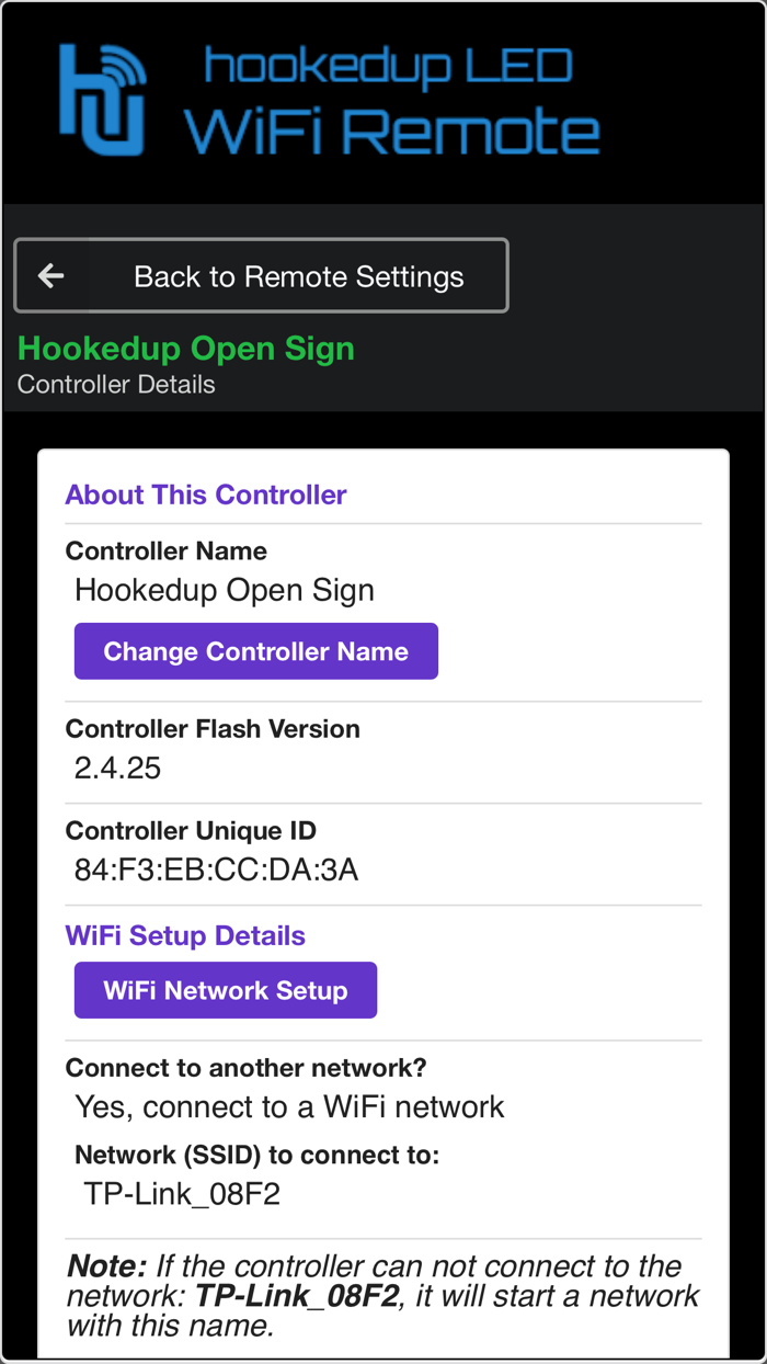 Hookedup WiFi LED Remote