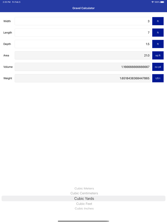 Gravel Calculator screenshot 4