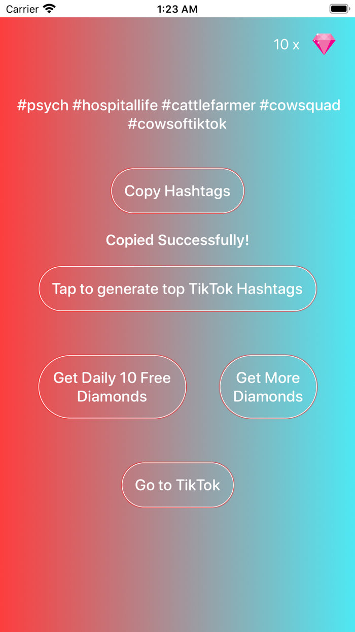 TikTag - Hashtag Generator