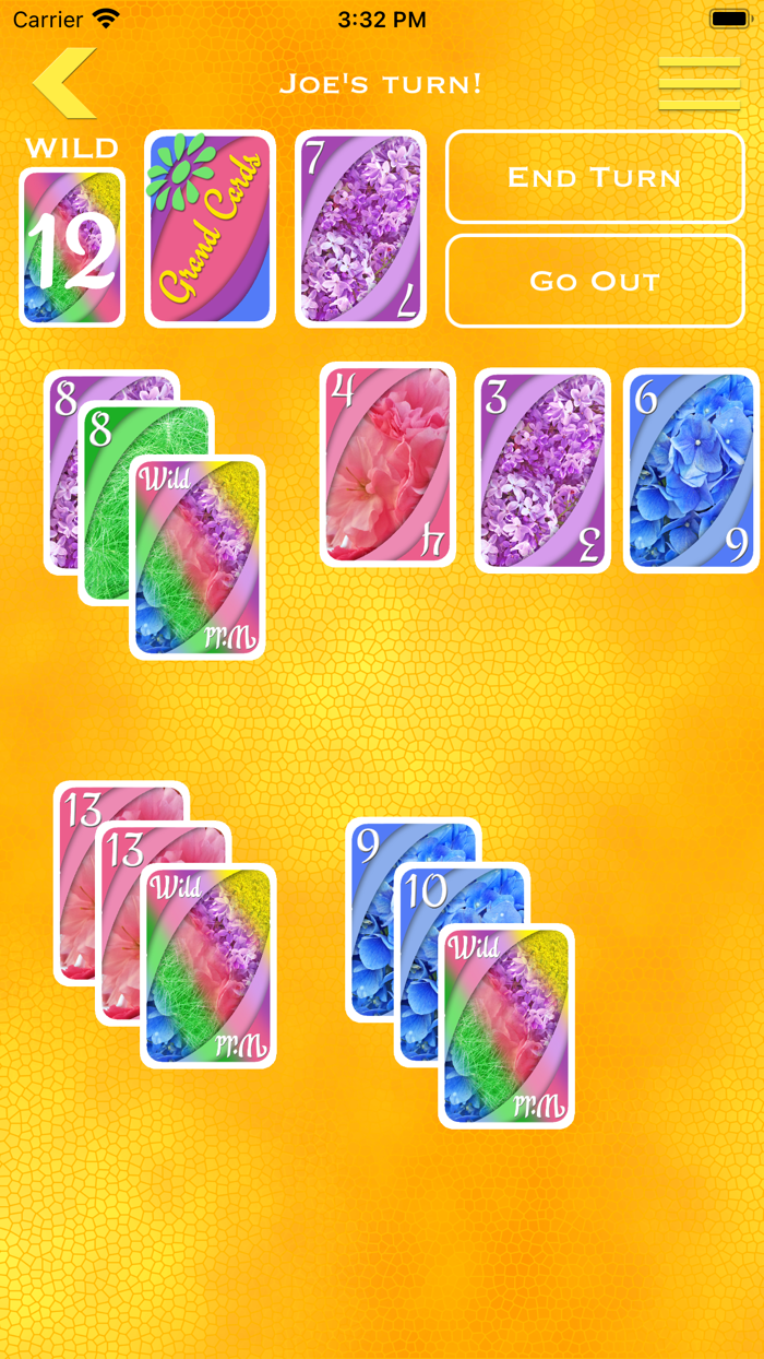 GrandCards Sets and Runs