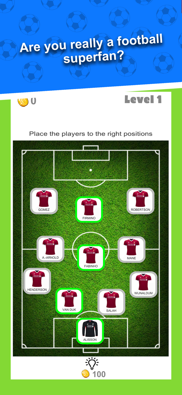 Football match puzzle
