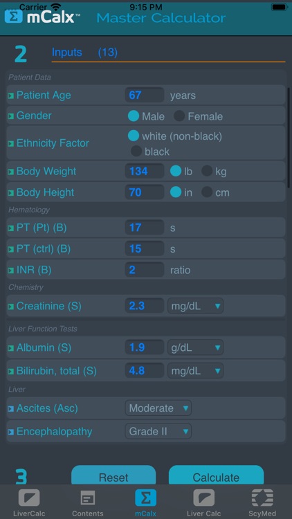 LiverCalc™ screenshot-3