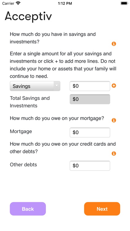 Insurance Needs Analysis screenshot-4