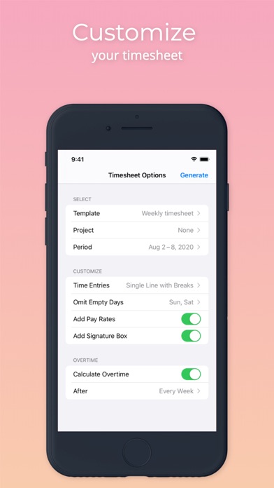 Time Tracker: Manage your time screenshot 4