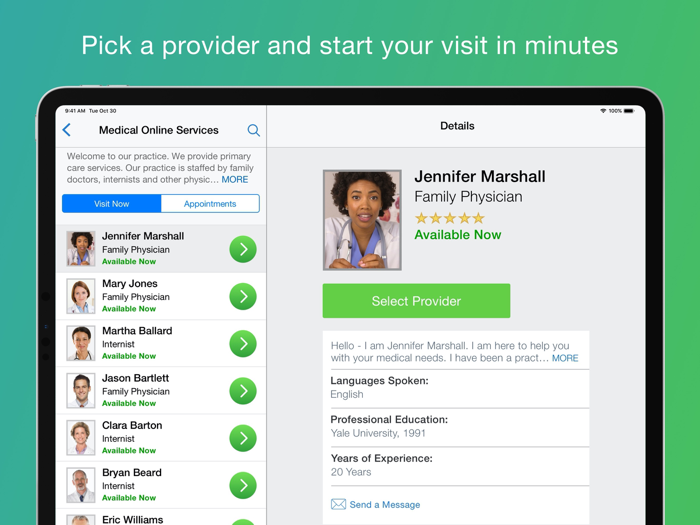 Centra 24/7 Live Doctor Visit