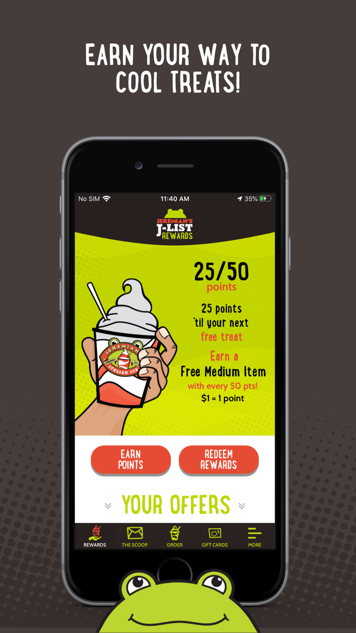 Jeremiah’s Ice J-List Rewards