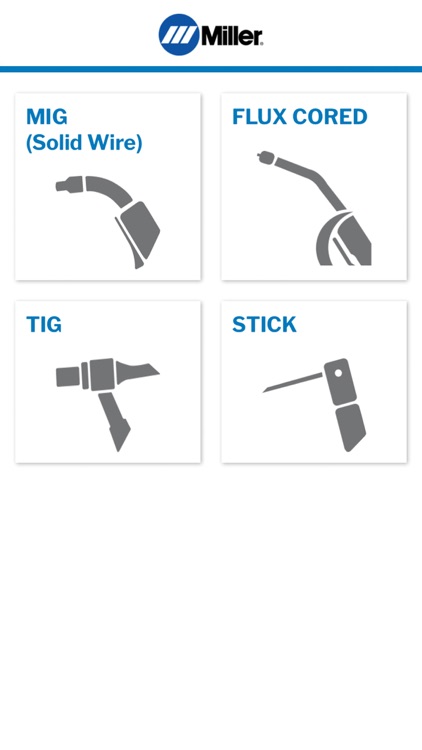 Miller Weld Setting Calculator