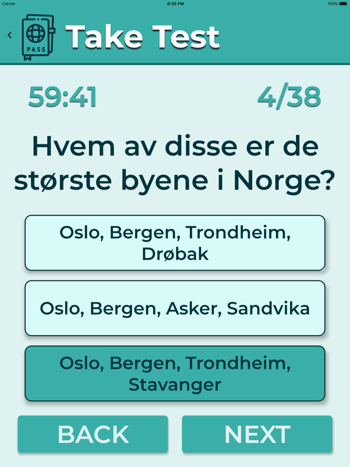 Samfunnsprøve Citizenship test