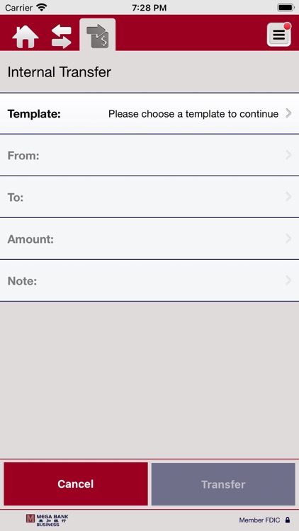 Mega Bank Mobile Business screenshot-5