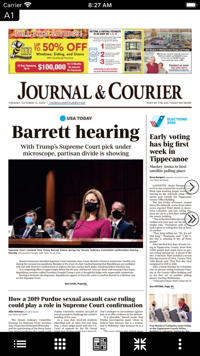 Journal  Courier Print