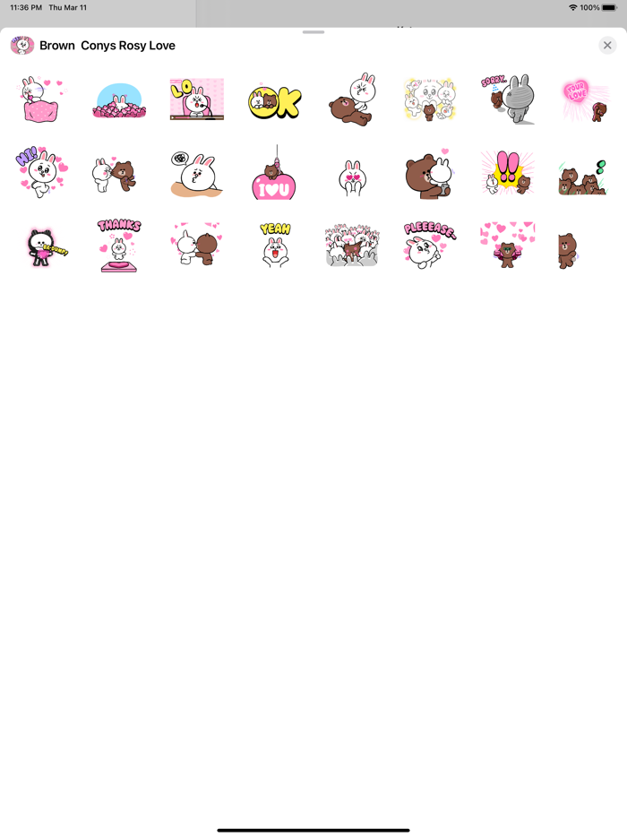 New Brown and Cony Rosy Love