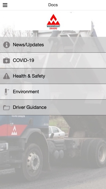 Wainwright Drivers App