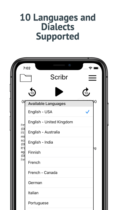 Scribr - Transcribe Speech screenshot 3