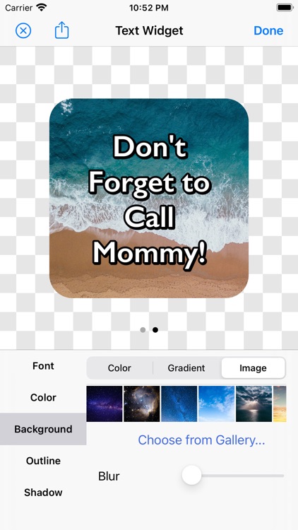 Text Widget on Home Screen screenshot-4