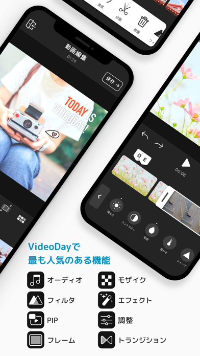 Videoday 動画作成 動画編集 動画加工 Iphoneアプリ Applion