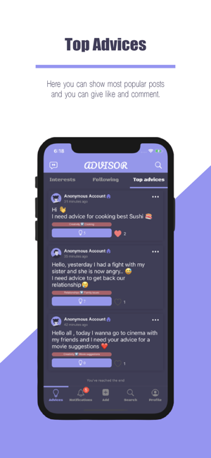 Advisor:Give Anonymous Advices(圖4)-速報App