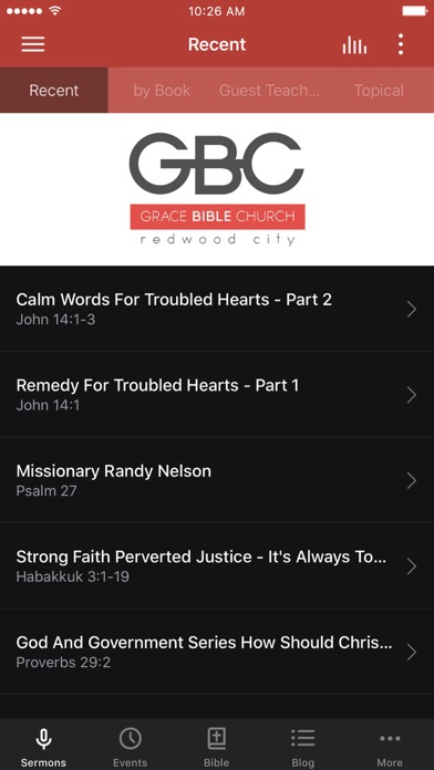 How to cancel & delete Grace Bible Church - CA from iphone & ipad 1