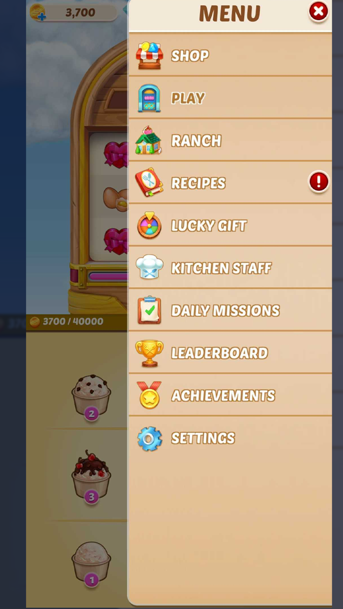 Saras Diner Merge Farm