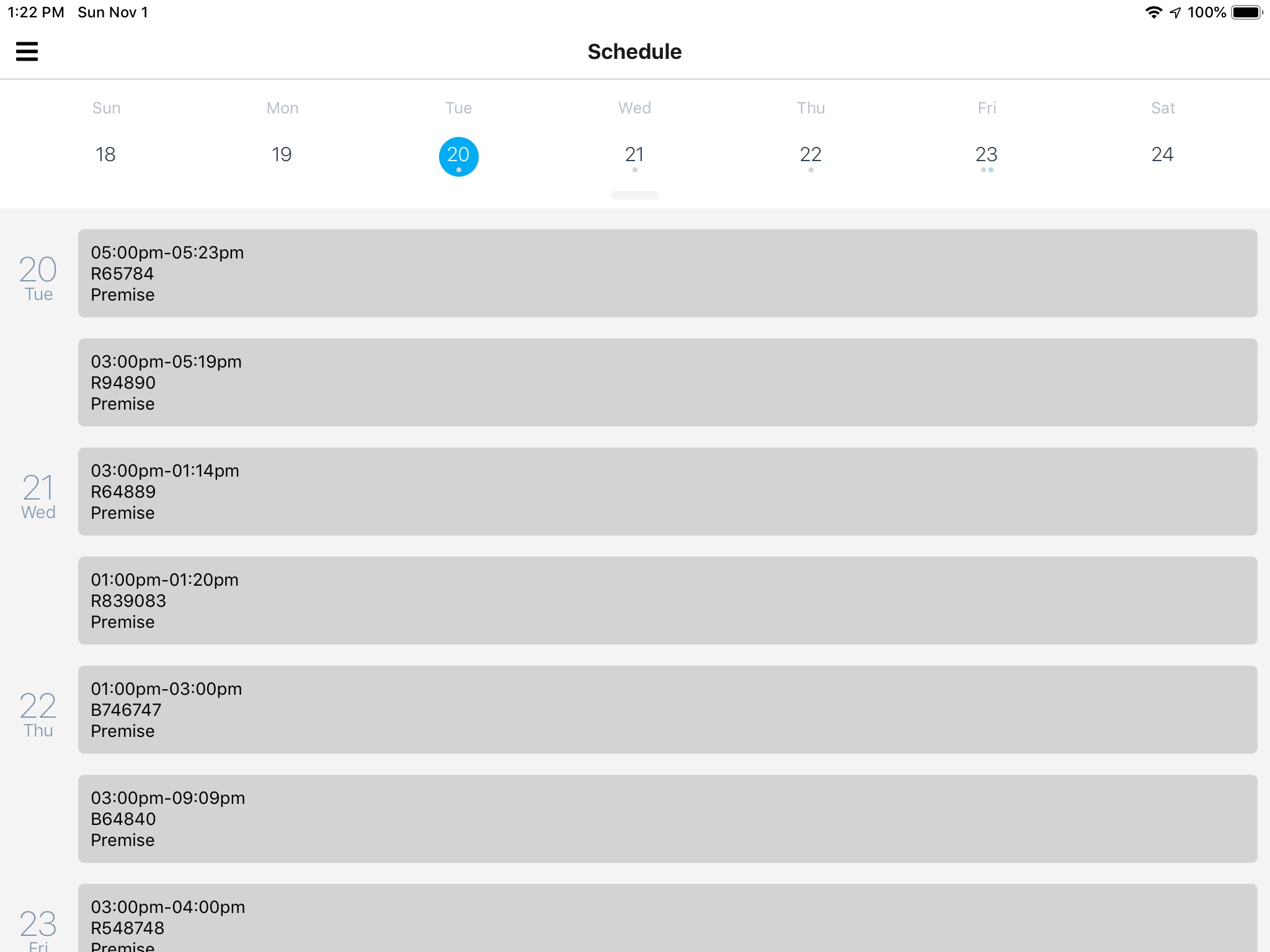 3HV Workforce Management screenshot 2