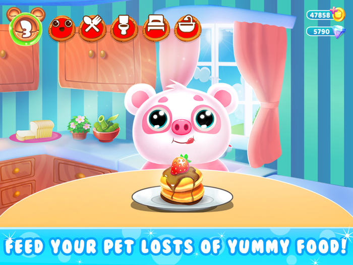 Virtual Pet Care - Piggy Panda