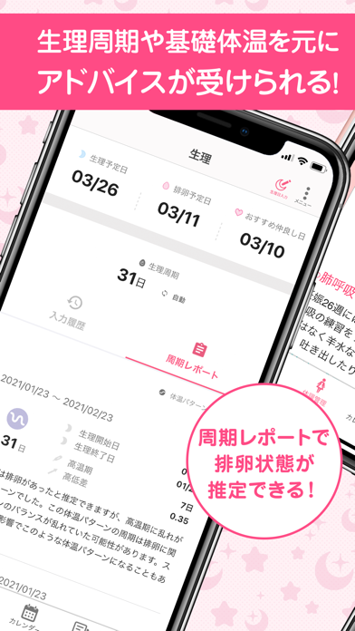ラルーン 生理日管理から妊活まで Iphoneアプリ Applion ラルーン 生理日管理から妊活まで Iphoneアプリ Applion