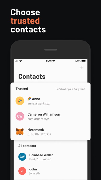 Argent – DeFi in a tap screenshot-6