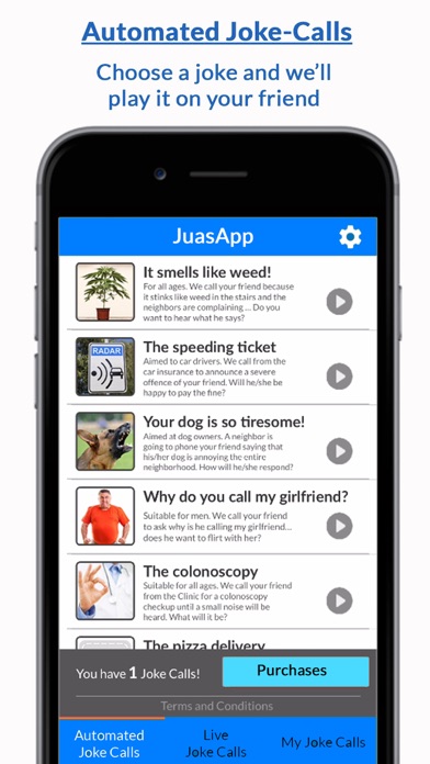 JuasApp - Scherz Telefonicoのおすすめ画像1