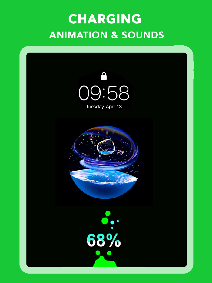 Charging Play Sound Animation.
