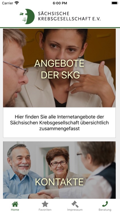 SKG Krebsinfo-App