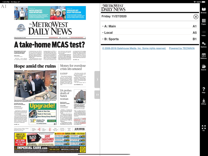 Metrowest Daily News eEdition