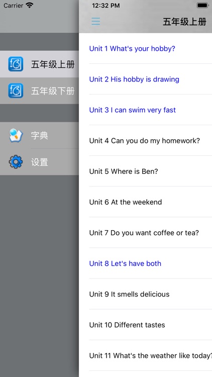 教科版广州小学英语五年级上下册 screenshot-3
