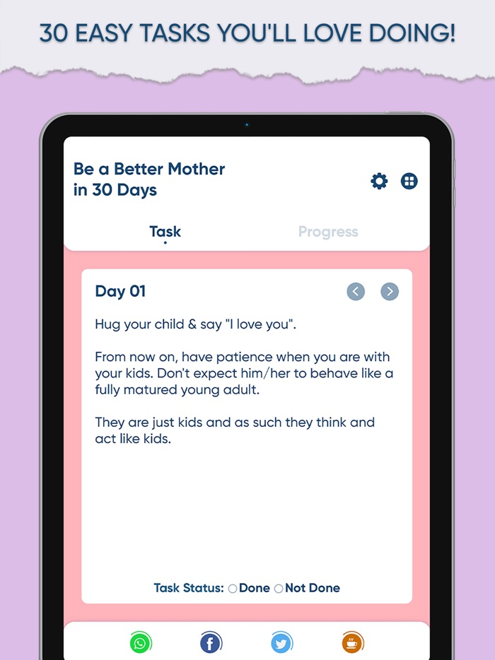 Be a Better Mother in 30 Days