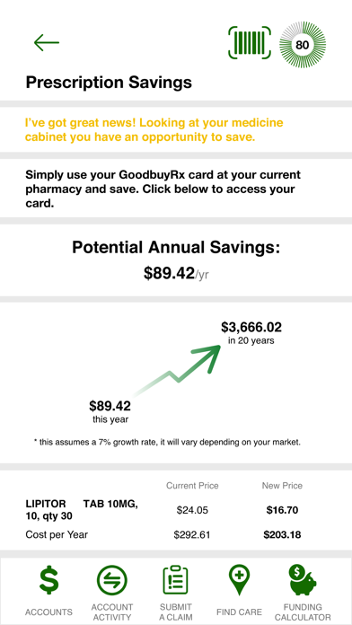 Envision Benefit Debit Card screenshot 2