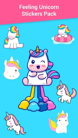 Game screenshot Feelings Unicorn Stickers mod apk