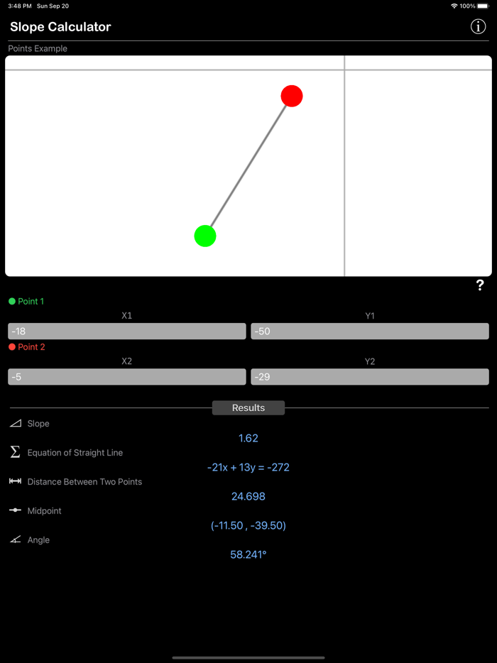 Slope Calculator Plus