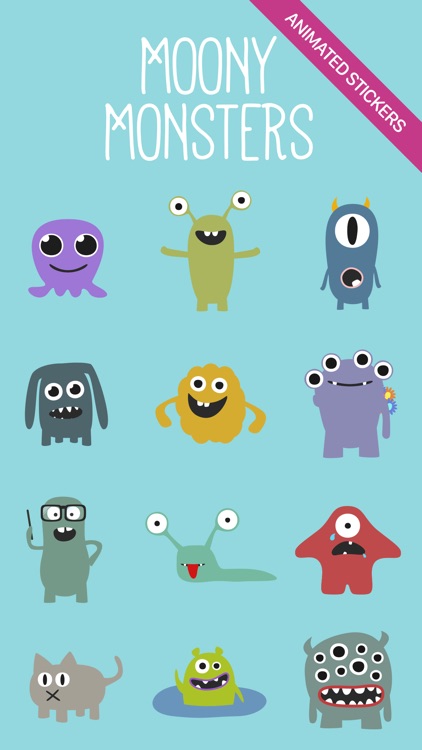 Moony Monsters animated