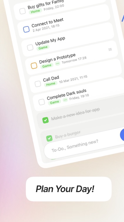 Control: To-do list & Calendar