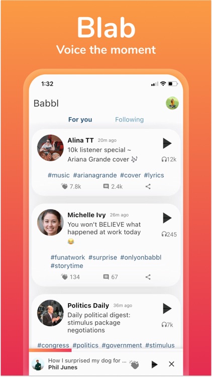 Babbl - Voice Social Media