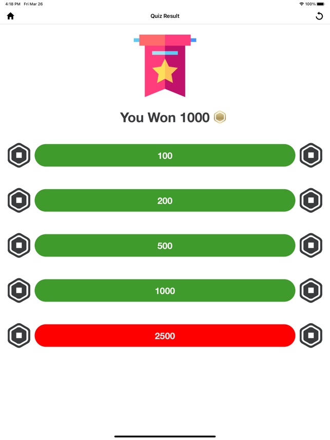 Robux Quiz For Roblox On The App Store - get robux.gg quiz