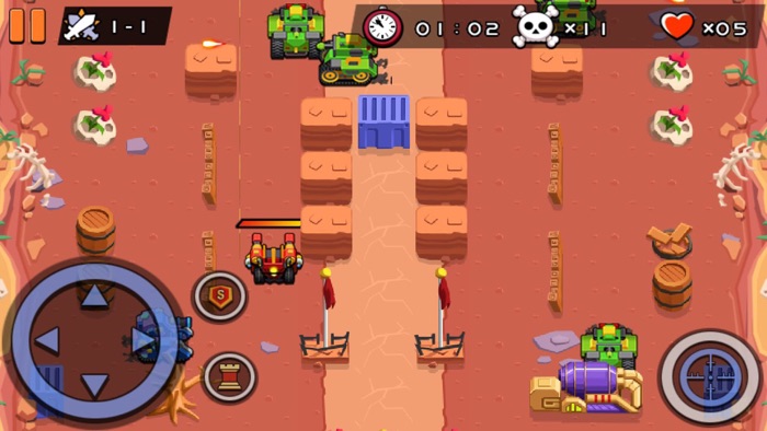 Tank hero-FC shooting games