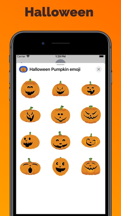 Halloween Pumpkin Emoji Smiley By Fomichev Denis - roblox pumpkin emoji is roblox a free app