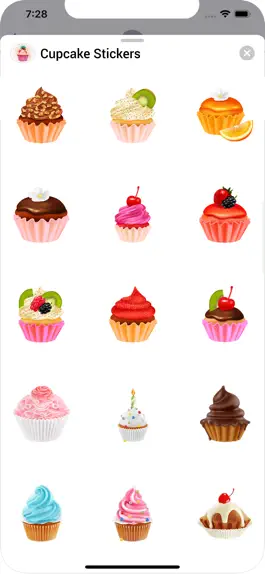 Game screenshot Cupcake Stickers! mod apk